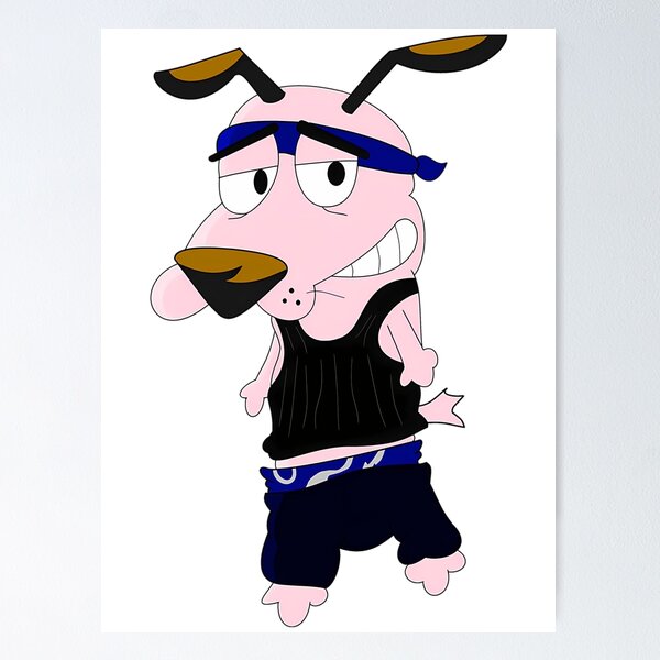 Item preview, Gangster Courage the Cowardly Dog designed and sold by HollandVileC.