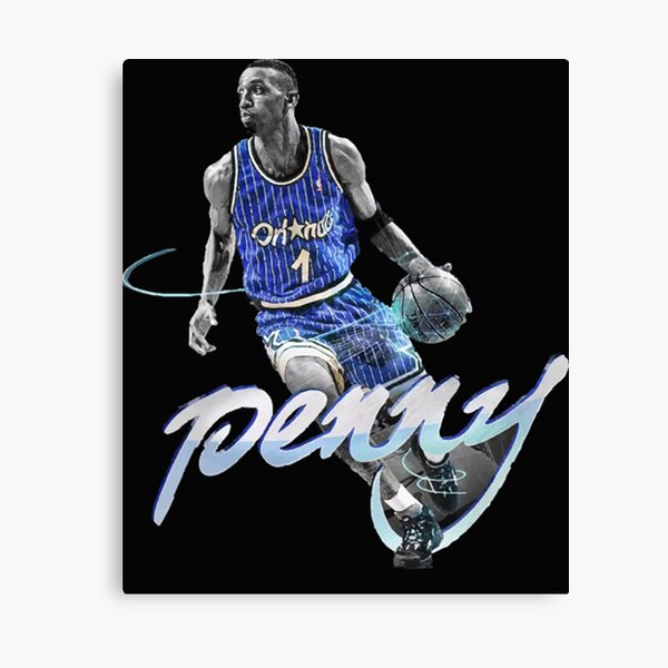 Penny Hardaway Autographed Orlando Blue Pinstripe Basketball Jersey Be –  Golden Autographs