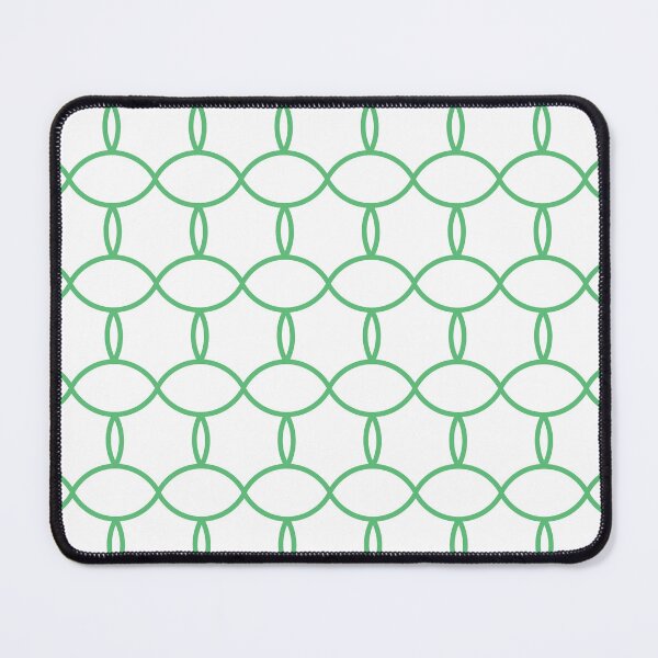 Item preview, Spring Green Geometric Design Pattern On White Background designed and sold by burbankdesigns.