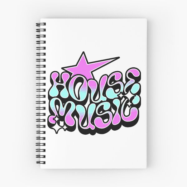 Item preview, HOUSE MUSIC  - Y2K Steez (pink/blue)  designed and sold by Discothreadz.