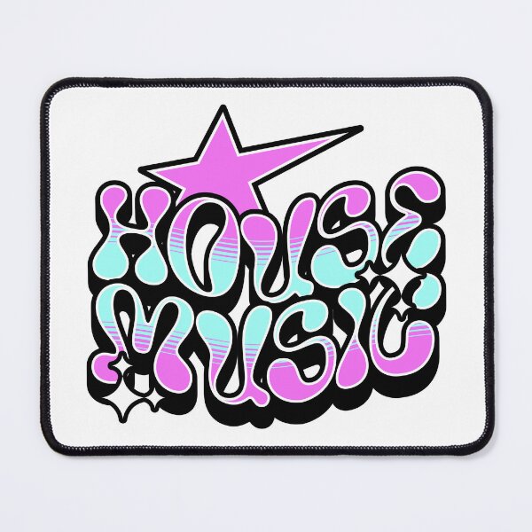 Item preview, HOUSE MUSIC  - Y2K Steez (pink/blue)  designed and sold by Discothreadz.