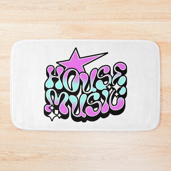 Item preview, HOUSE MUSIC  - Y2K Steez (pink/blue)  designed and sold by Discothreadz.