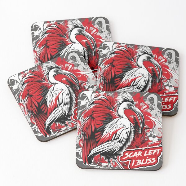 Item preview, FLIGHT OF THE SCARLET IBIS - SCAR LEFT I BLISS designed and sold by BRIAN PIERRE-ALEXANDER.