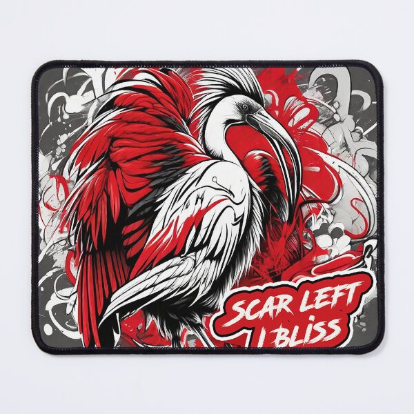 Item preview, FLIGHT OF THE SCARLET IBIS - SCAR LEFT I BLISS designed and sold by BRIAN PIERRE-ALEXANDER.