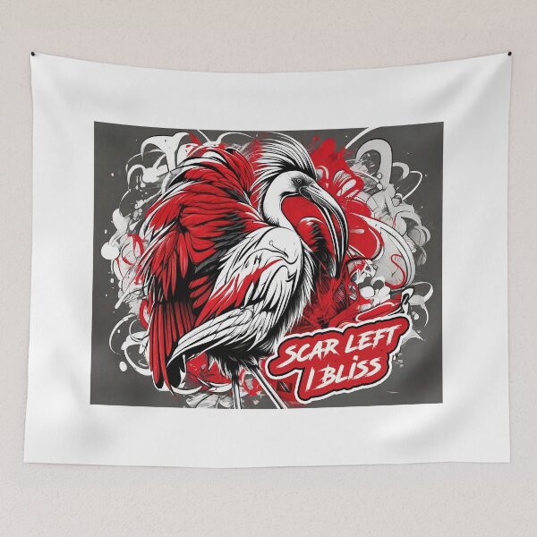 Item preview, FLIGHT OF THE SCARLET IBIS - SCAR LEFT I BLISS designed and sold by BRIAN  PIERRE-ALEXANDER.