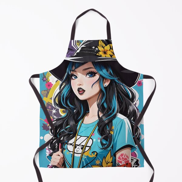 Item preview, Kawaii Witch Anime Girl - Adorable Magical Artwork designed and sold by FuroAI.