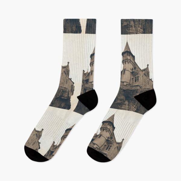 Item preview, French Castle on a Cliff  designed and sold by MelissaMystery.