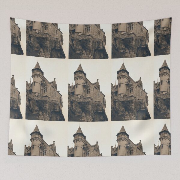 Item preview, French Castle on a Cliff  designed and sold by MelissaMystery.