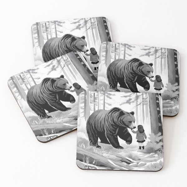 Item preview, ""The bear and the girl" designed and sold by Aleks894.
