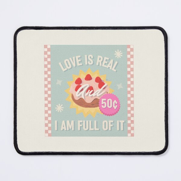 Item preview, El amor es real y estoy lleno de él Positividad de pastel estético vintage de los años 50 Póster designed and sold by bubbleiel.