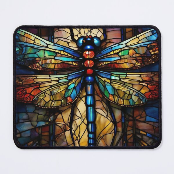 Item preview, Dragonfly Stained Glass Art designed and sold by druidwolfart.