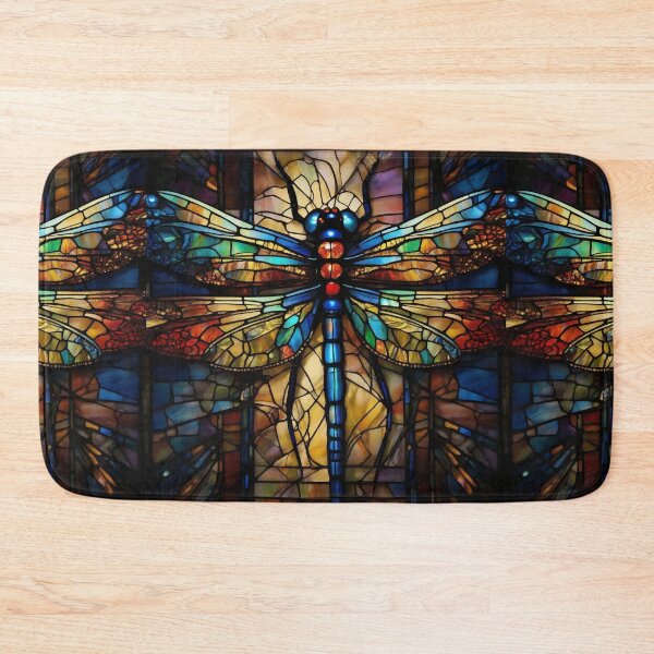 Artikelvorschau, Libelle-Buntglas-Kunst entworfen und verkauft von druidwolfart.