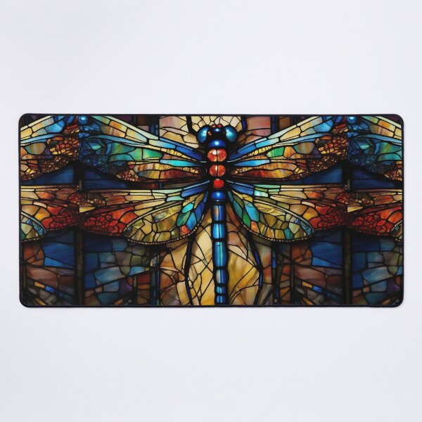 Item preview, Dragonfly Stained Glass Art designed and sold by druidwolfart.