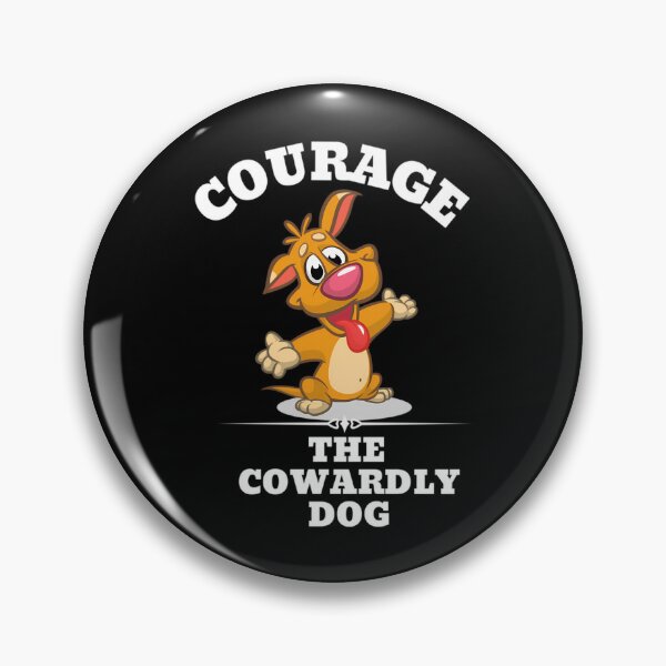 Item preview, Funny Courage The Cowardly Dog Typography And Illustration designed and sold by BoutiqueJungl.