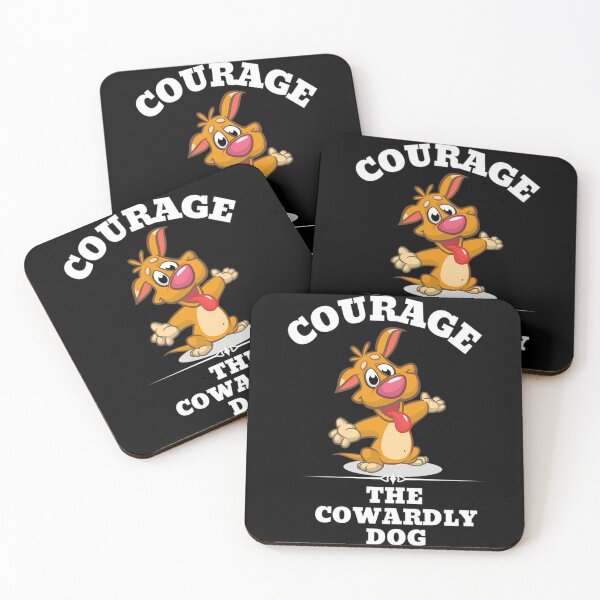 Item preview, Funny Courage The Cowardly Dog Typography And Illustration designed and sold by BoutiqueJungl.