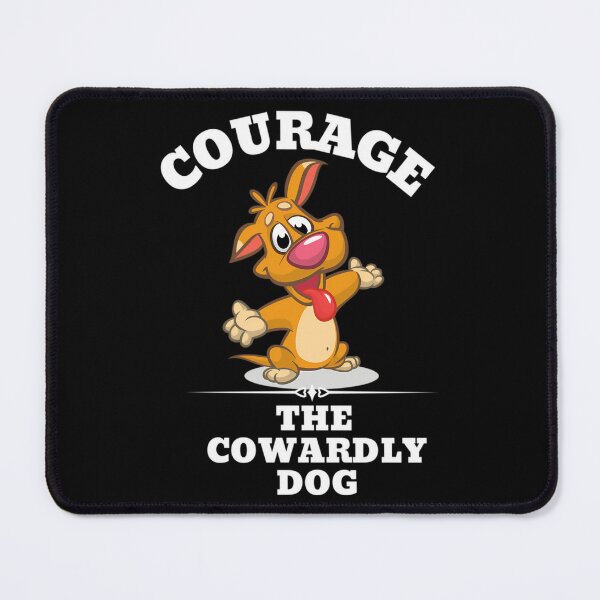 Item preview, Funny Courage The Cowardly Dog Typography And Illustration designed and sold by BoutiqueJungl.