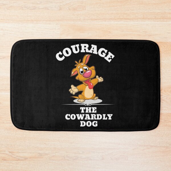 Item preview, Funny Courage The Cowardly Dog Typography And Illustration designed and sold by BoutiqueJungl.