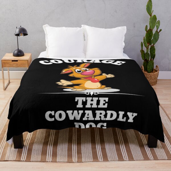 Item preview, Funny Courage The Cowardly Dog Typography And Illustration designed and sold by BoutiqueJungl.