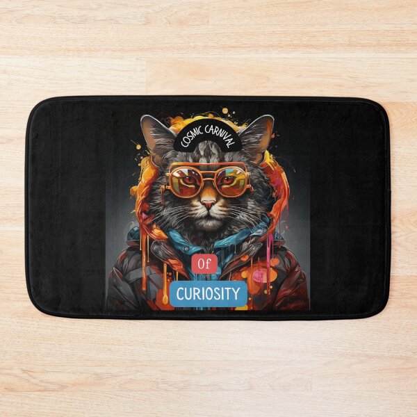 Item preview, Colorful Cat Cosmic Carnival of Curiosity designed and sold by Aquablue22.