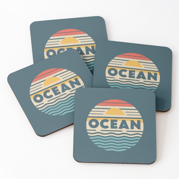 Item preview, Vintage Ocean Sunset Waves designed and sold by SweetClicks123.