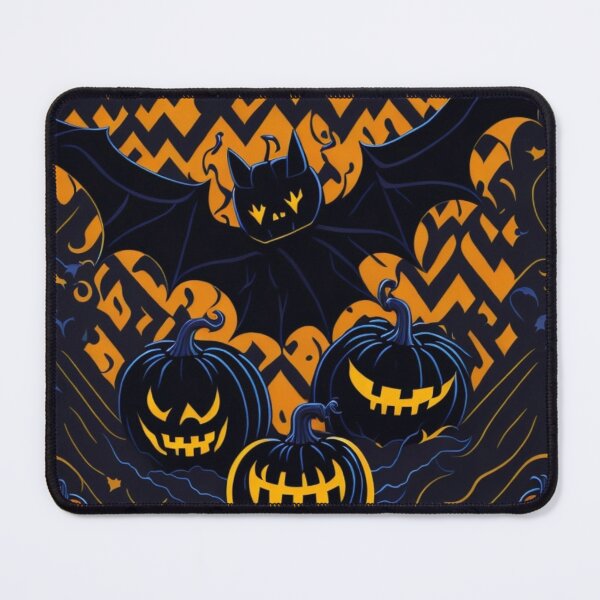Item preview, Bat Inferno and Cursed Pumpkin Patch Halloween Party Banner designed and sold by FemmeFlair.