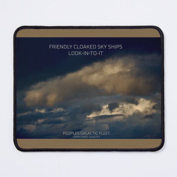 Item preview, FRIENDLY CLOAKED SKY SHIPS designed and sold by GalacticFleet.