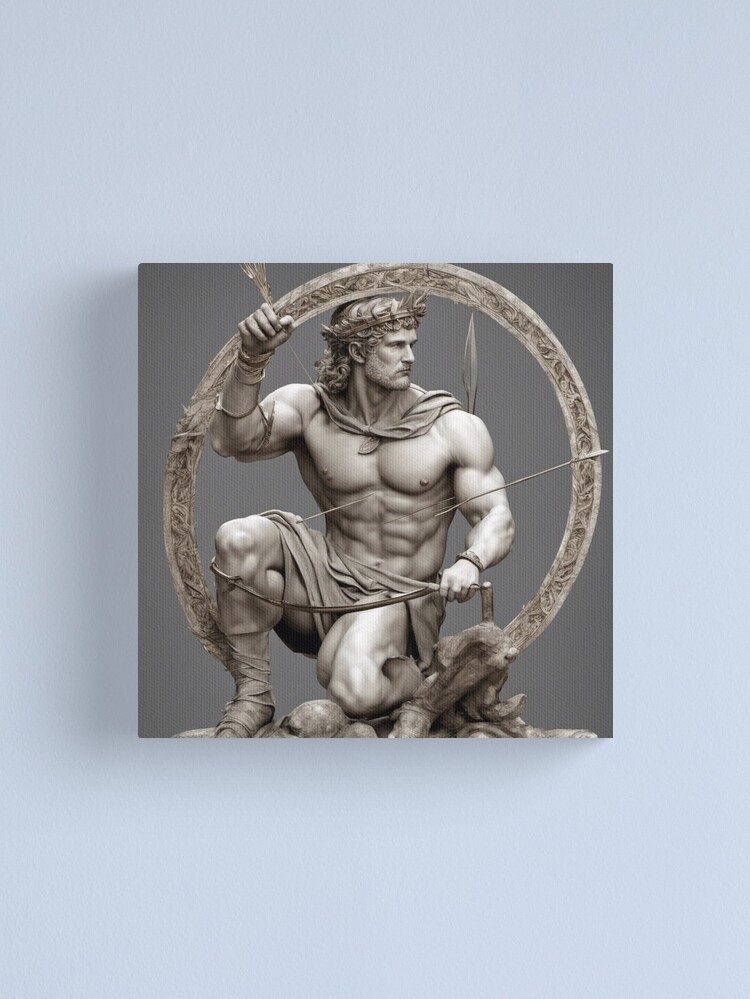 Thumbnail 1 of 3, Canvas Print, Appolo God of The Sun and Light. designed and sold by LenCarol.