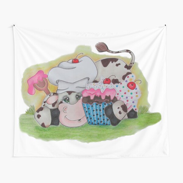 Cupcake Delight lovely chef Tapestry