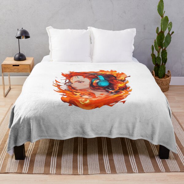 Item preview, Girl with Headphones Ignited by Music designed and sold by ngness.