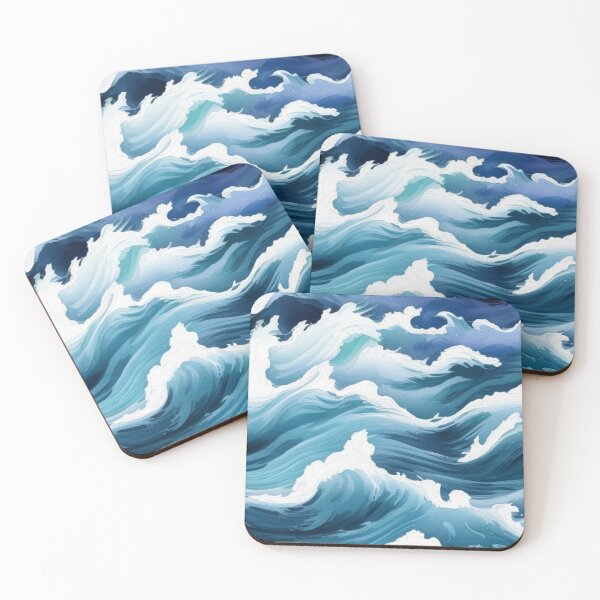 Item preview, Abstract Turbulent Waves on the Ocean designed and sold by calibrit.