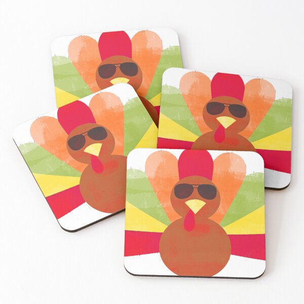 Item preview, Thanksgiving Turkey with sunglasses designed and sold by Midnight Sky Sundry.