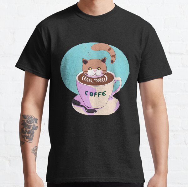 Item preview, Cat and Coffee designed and sold by CreaJP.