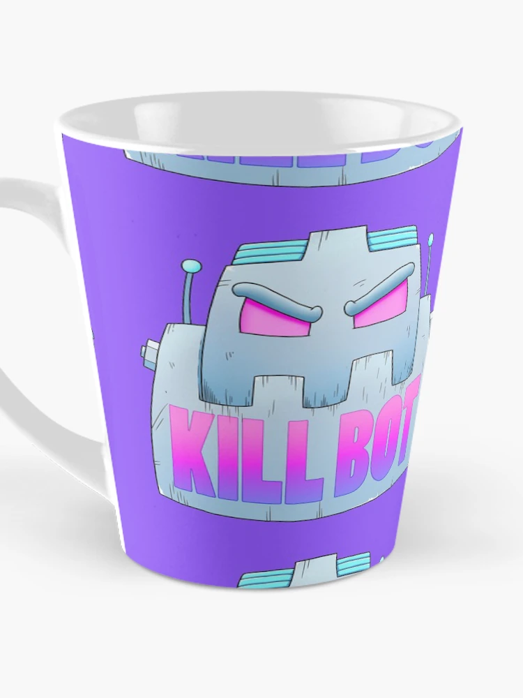 Thumbnail 3 of 4, Coffee Mug, Kill Bot designed and sold by Lee Stannard.