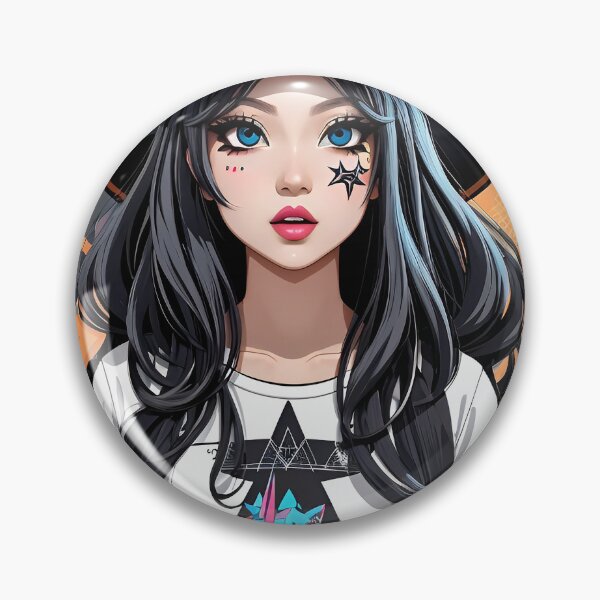 Item preview, Street-Styled Kawaii Witch - Modern Anime Artwork designed and sold by FuroAI.