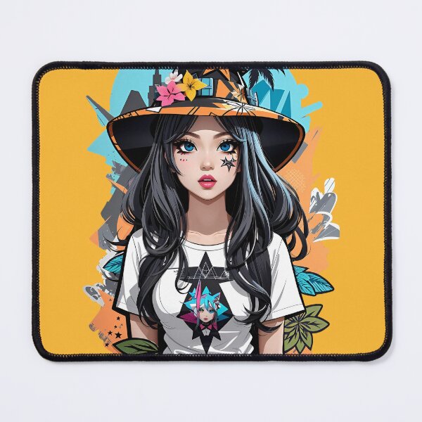 Item preview, Street-Styled Kawaii Witch - Modern Anime Artwork designed and sold by FuroAI.