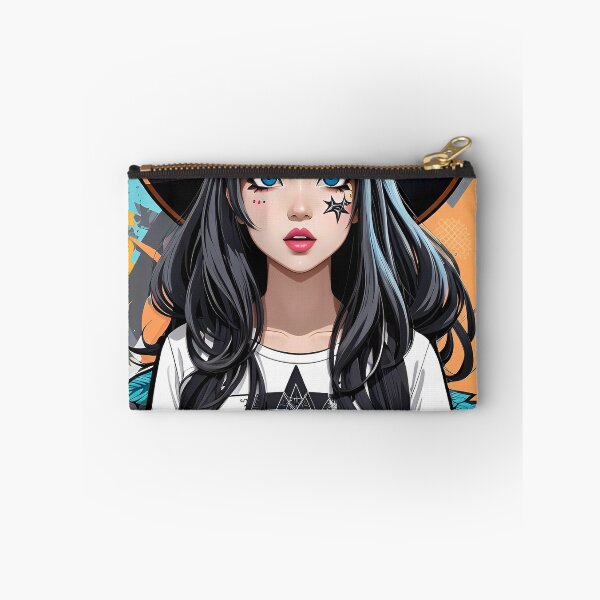 Item preview, Street-Styled Kawaii Witch - Modern Anime Artwork designed and sold by FuroAI.