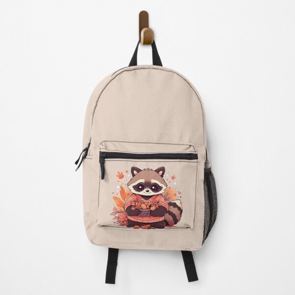 Item preview, Cute Racoon in Terra Cotta Sweater designed and sold by InkedBeasts.
