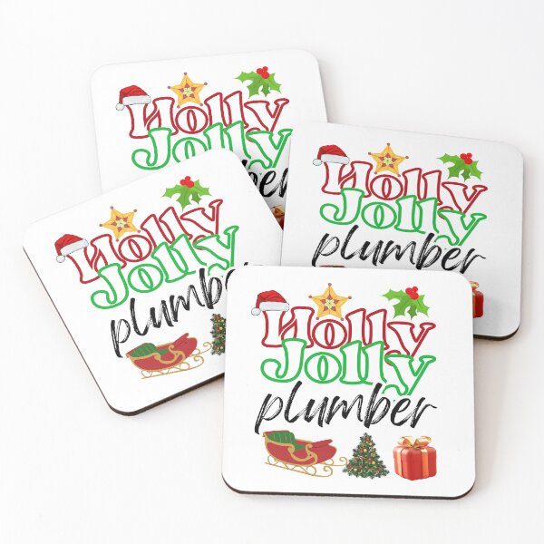 Item preview, Holly Jolly Plumber - Merry Christmas, Happy Holidays designed and sold by Ghoof-Wear.