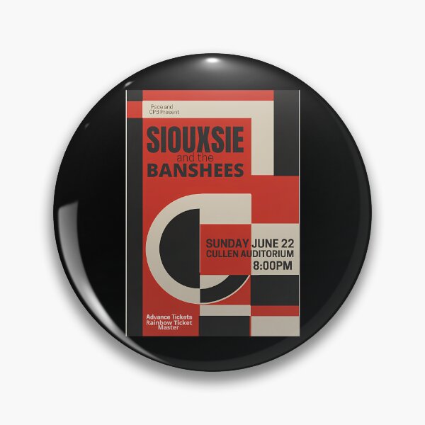 Item preview, Siouxsie and the Banshees concert promo poster US tour designed and sold by DeclanGaines.