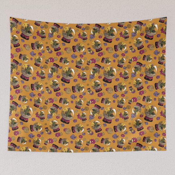 Item preview, Desert Globe Pattern (Orange) designed and sold by honeybeepaper.