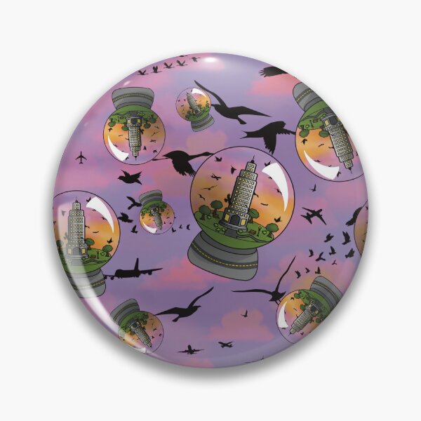 Item preview, City Globe Pattern (Lavender) designed and sold by honeybeepaper.