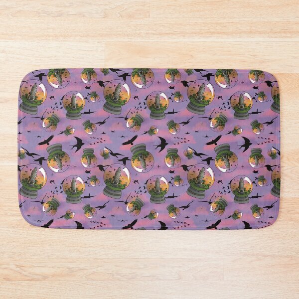 Item preview, City Globe Pattern (Lavender) designed and sold by honeybeepaper.
