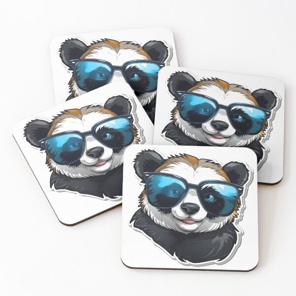 Item preview, Cute Super Funny Bear with Blue Glasses designed and sold by ZappyP.