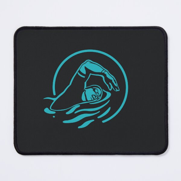 Item preview, Minimalist art of a freestyle swimmer designed and sold by martodesign.