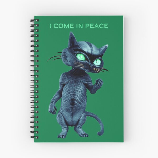 Item preview, Alien cat, I come in peace designed and sold by Glamalt.