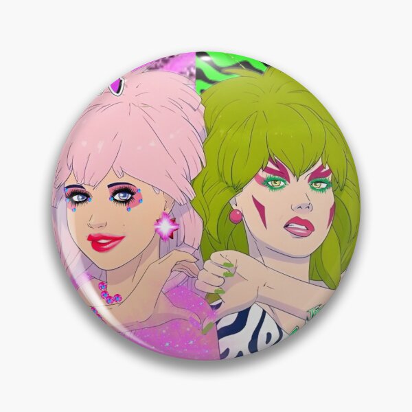 Item preview, Jem and Pizazza heart designed and sold by Wonderwoman1971.
