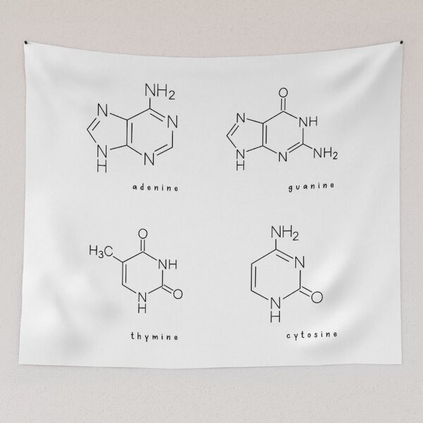 Item preview, Hand Drawn DNA Nucleobases ACTG Pack designed and sold by SofiaSava01.