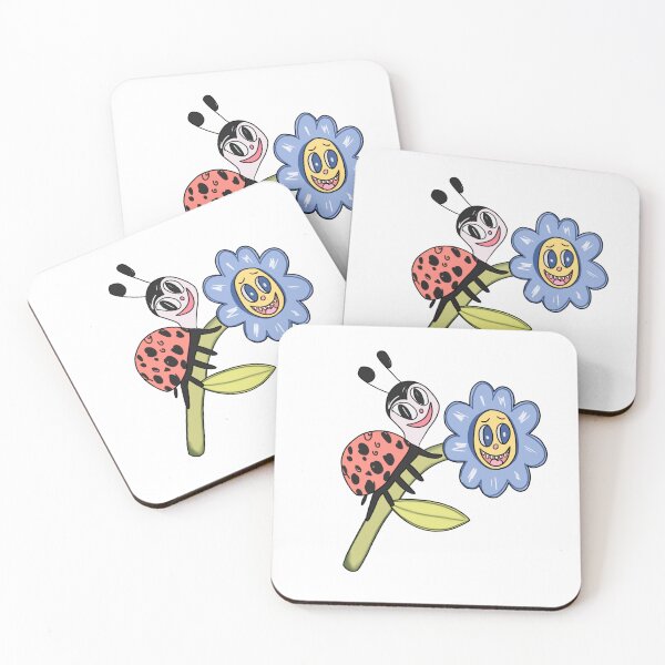 Artikelvorschau, Pleasing Fancy Friends – Marienkäfer und Blume entworfen und verkauft von the lesser known.