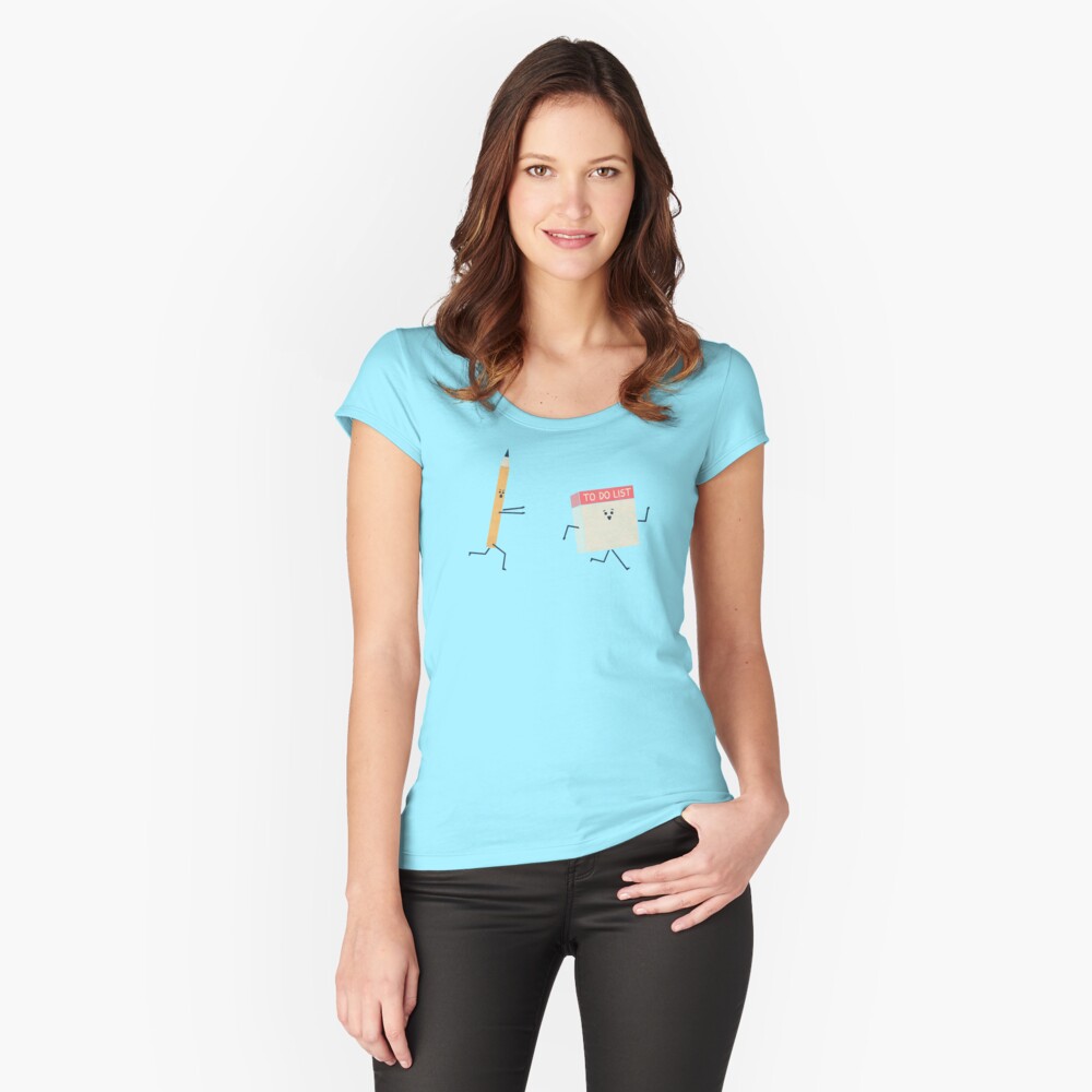 Item preview, Fitted Scoop T-Shirt designed and sold by theodorezirinis.