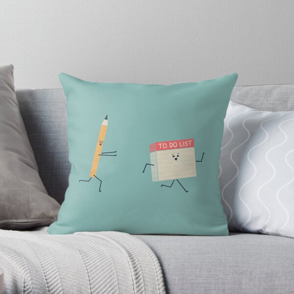 Wash Your Butt Throw Pillow by Teo Zirinis